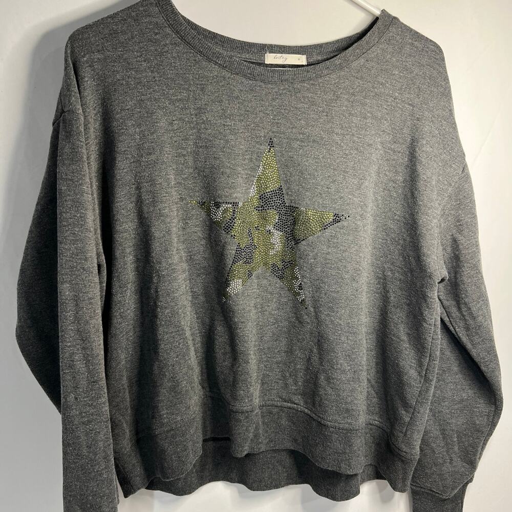 Women’s Rhinestones Crewneck